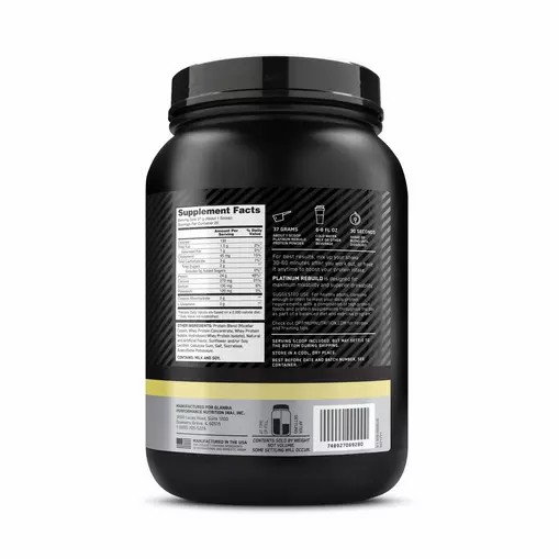 Optimum Nutrition Platinum Rebuild Vanilla Buttercream 1.63 lb (20 Servings) Malaysia | 163OEZNPM