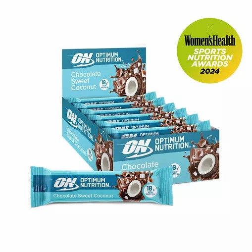 Optimum Nutrition Protein Bar Chocolate Sweet Coconut 720 grams (12 Bars) Malaysia | 048HJGNAR