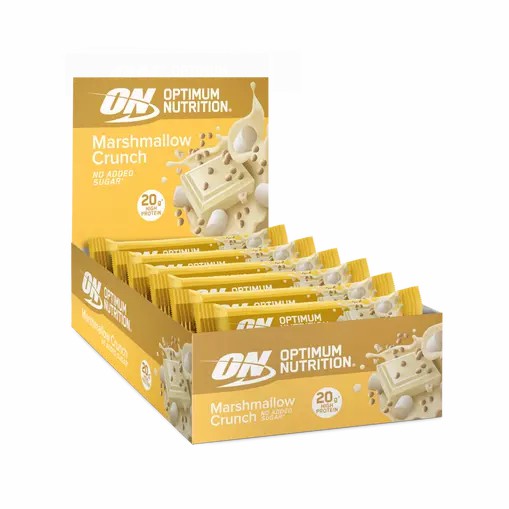 Optimum Nutrition Protein Bar Marshmallow Crunch 650 grams (10 Bars) Malaysia | 160YGUBTO