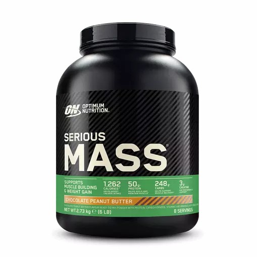 Optimum Nutrition Serious Mass Gainer Chocolate Peanut Butter 2.73 kg (8 Servings) Malaysia | 328AJUVFN