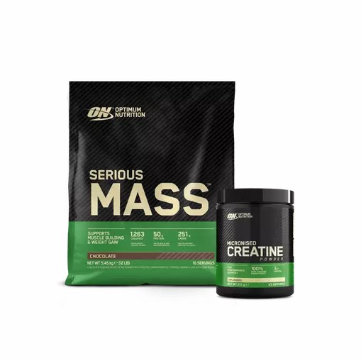 Optimum Nutrition Serious Mass & Creatine Stack Chocolate Malaysia | 286UBNTKQ